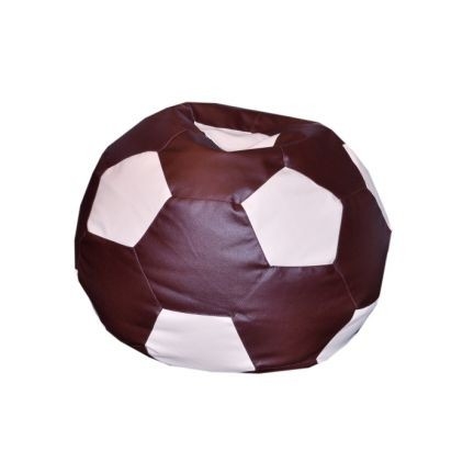Купити крісло м'яч коричнево-білого кольору