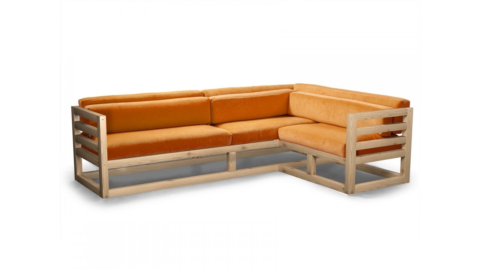 Купити кутовий диван у стилі LOFT з дерева