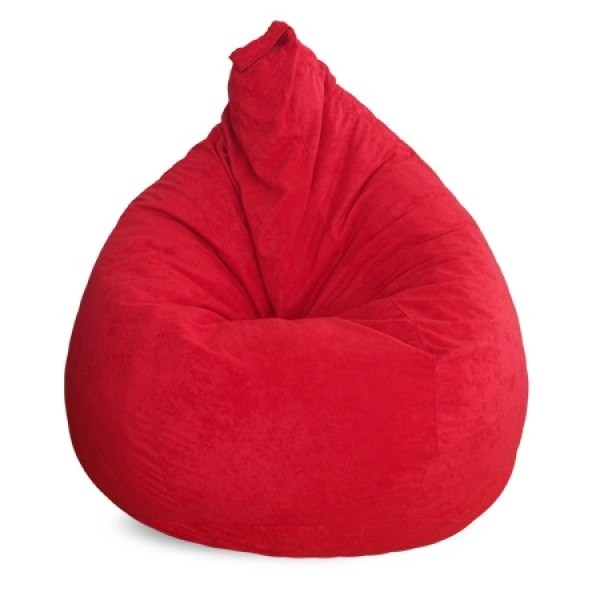 Замовити онлайн крісло мішок червоного кольору