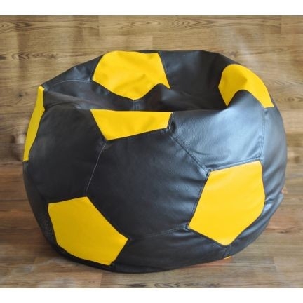 Мішок м'яч крісло чорно-жовтого кольору