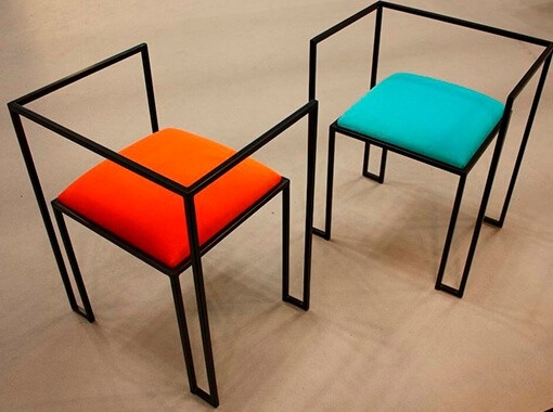 Металеві дизайнерські стільці у стилі ЛОФТ