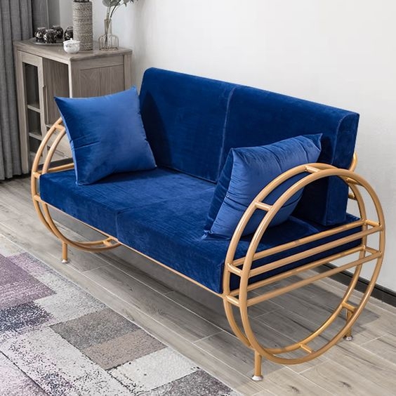 Купити диван у стилі лофт із круглими підлокітниками