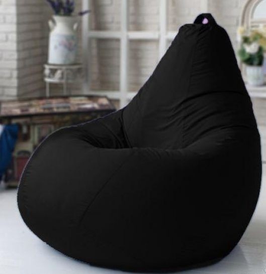 Замовити онлайн крісло грушу чорного кольору