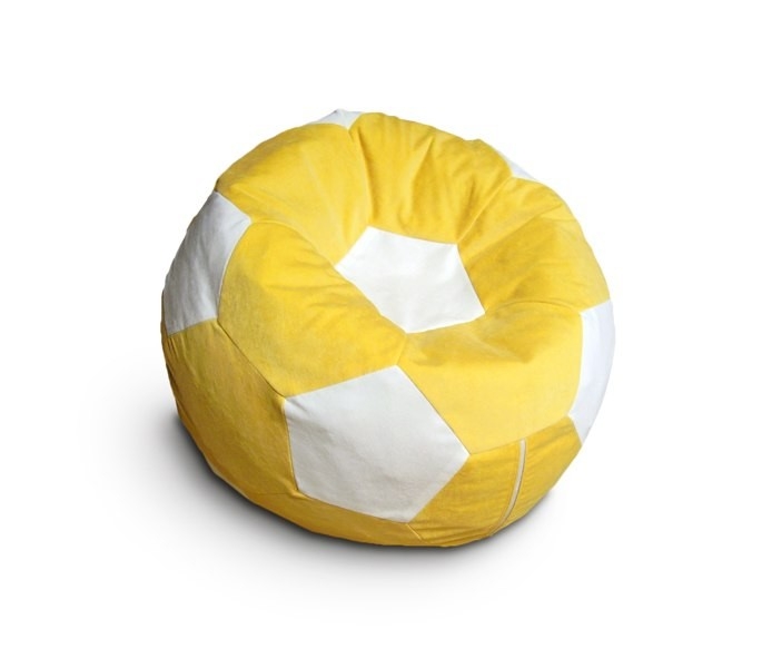 Яскравий жовто-білий мішок м'яч