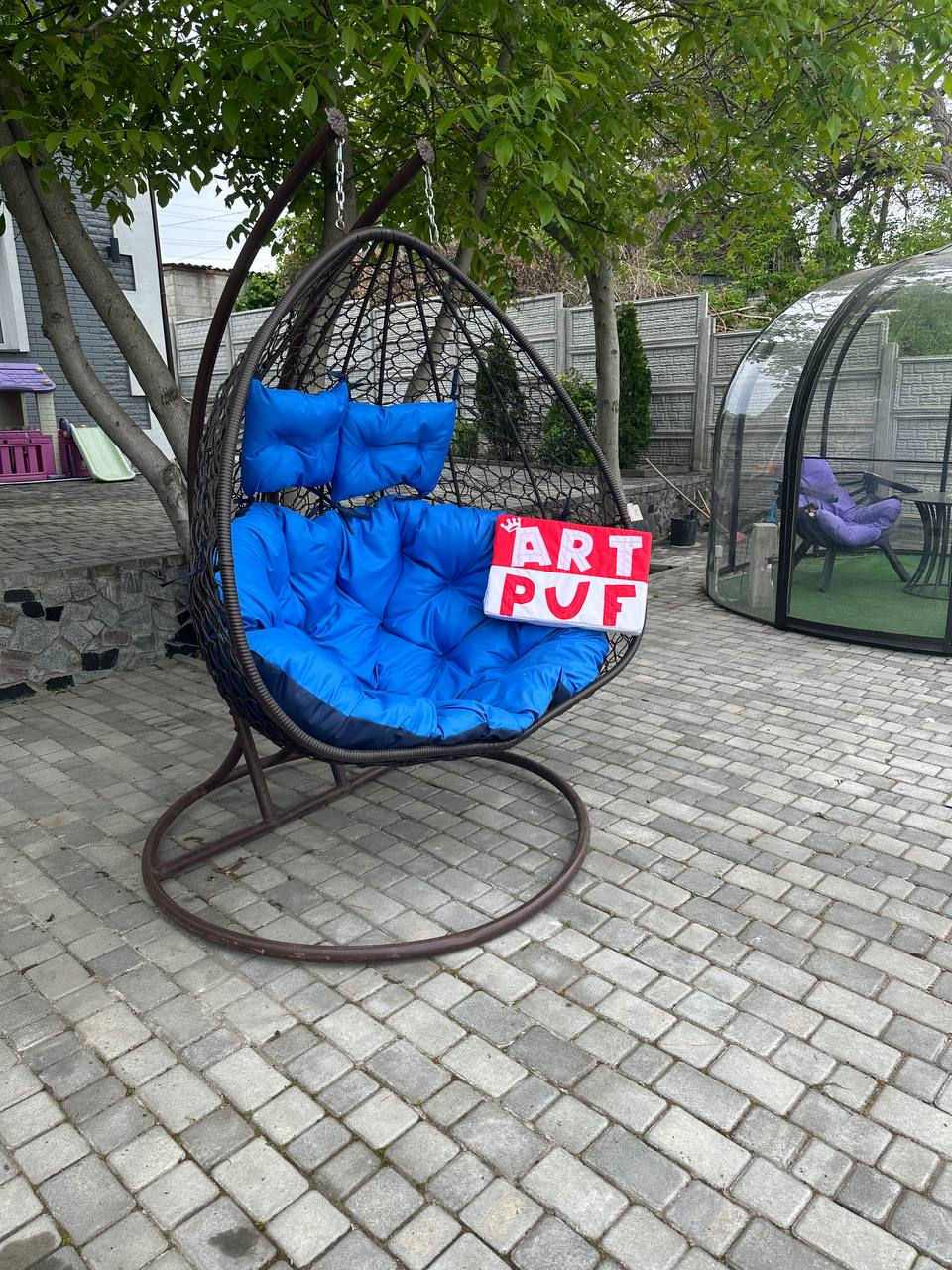 Купити двомісне крісло кокон гойдалку в Україні