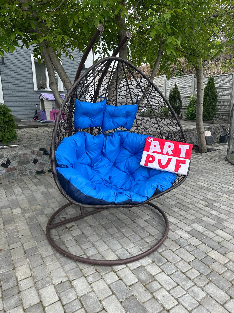 Купити двомісне крісло кокон гойдалку в Україні