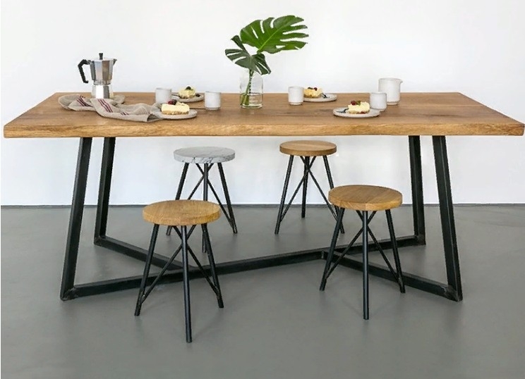Прямокутний стіл у стилі Лофт